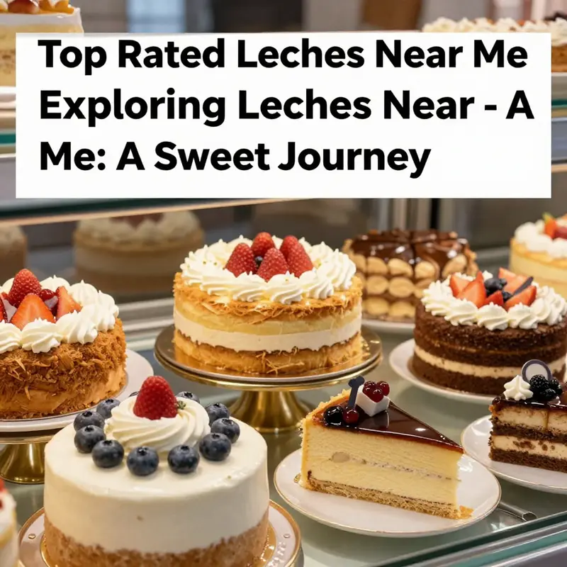 A selection of locally loved tres leches cakes, showcasing craftsmanship and unique flavors.