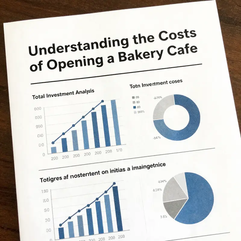 A glimpse into the essential equipment and setup costs required for a bakery cafe.