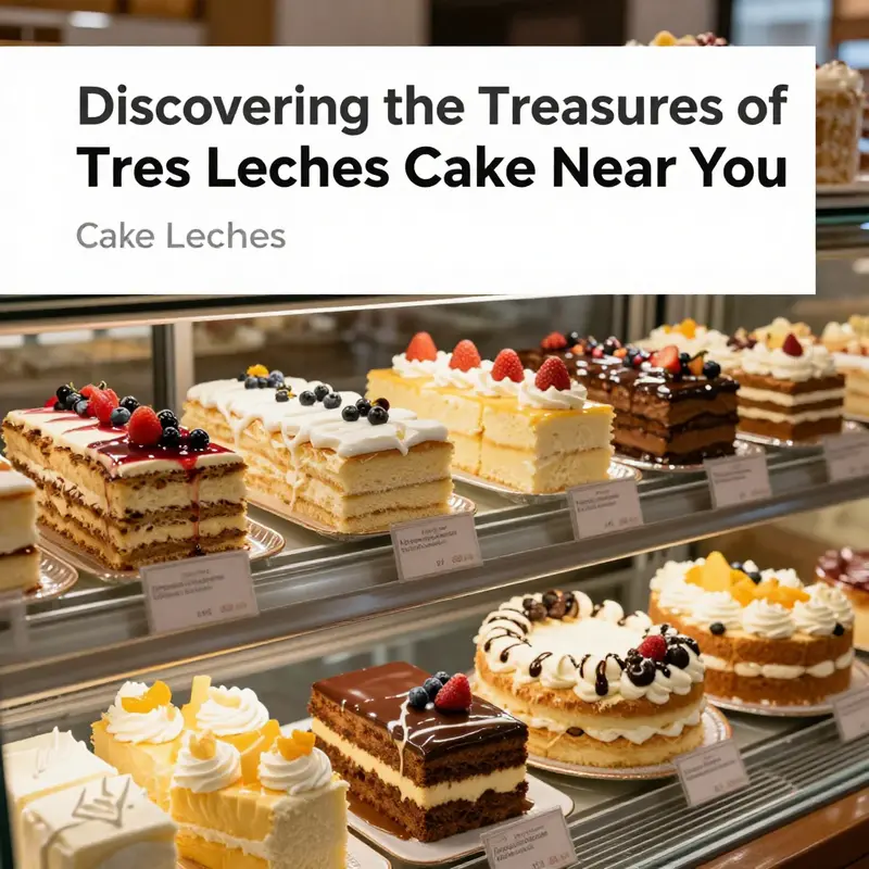 An alluring assortment of Tres Leches cakes available in a local bakery, appealing to diverse tastes.