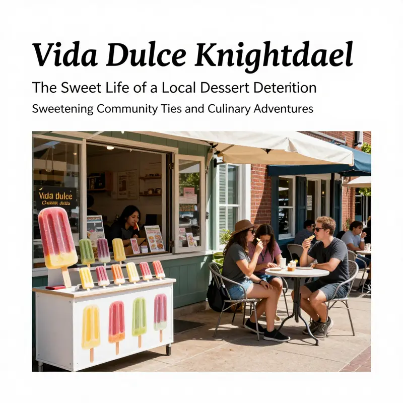 The inviting exterior of Vida Dulce, attracting sweet lovers from all over.
