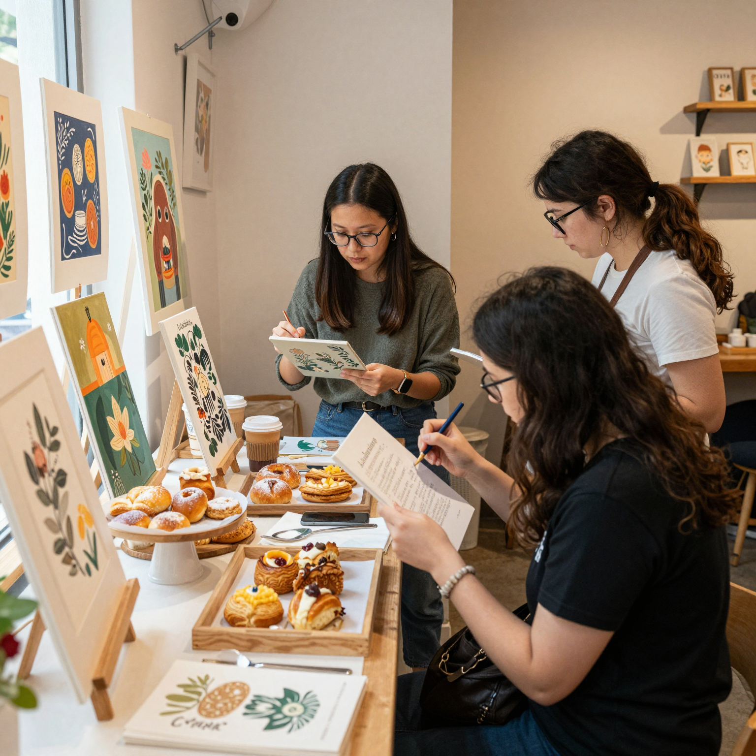 Community event at Ladybug Bakery and Cafe