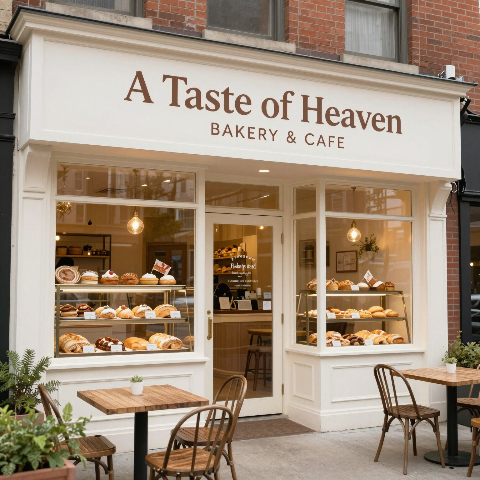 Exterior of A Taste of Heaven Bakery and Cafe
