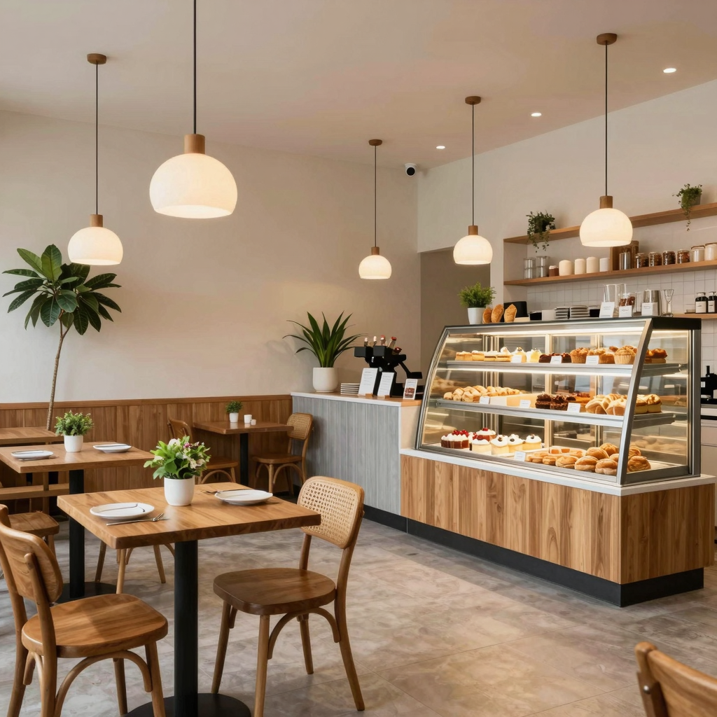Inviting interior of A Thousand Tales Restaurant/Bakery & Cafe