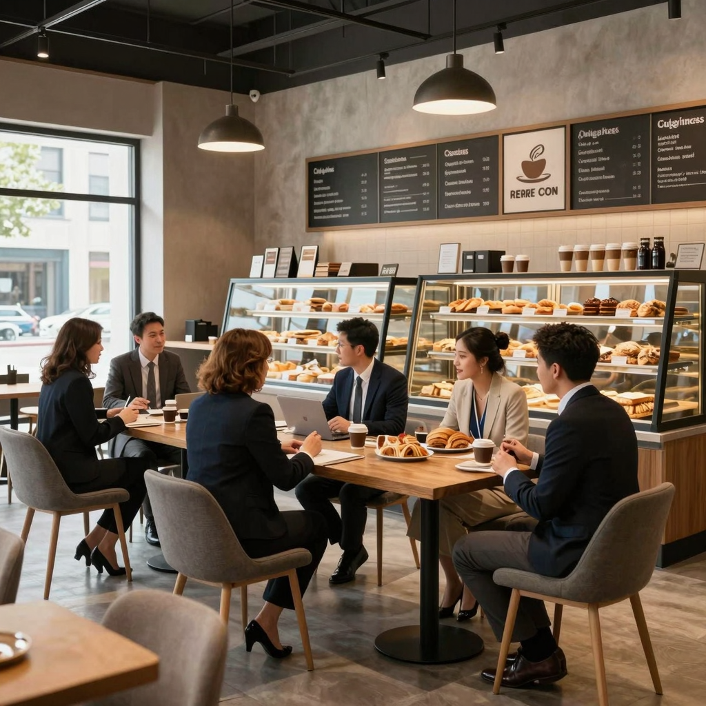 AM Bakery and Cafe Interior