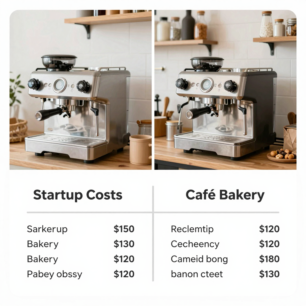 Café Start-up Costs Comparison