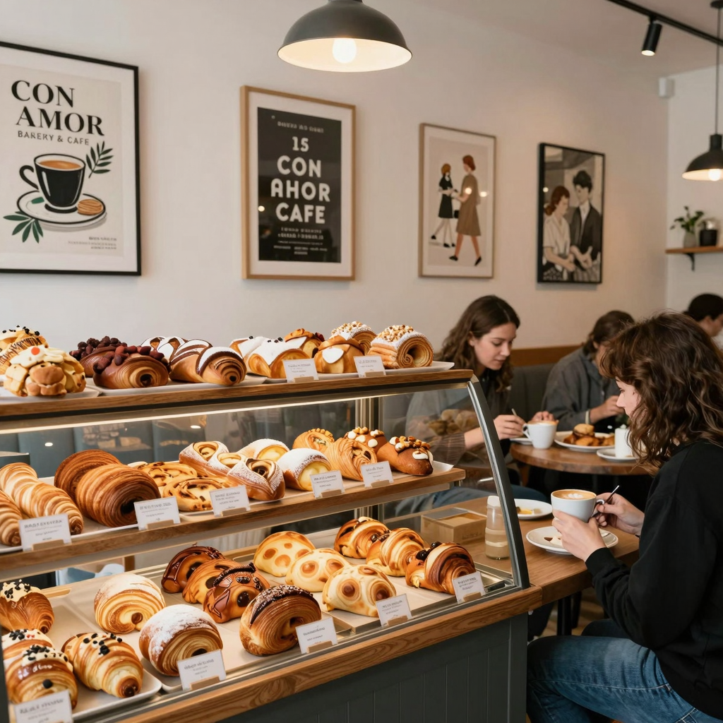 Con Amor Bakery and Cafe Ambiance