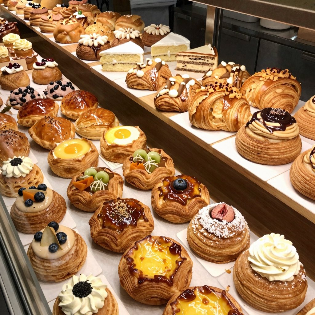 Beautifully Presented Baked Goods from De La Terre Cafe Bakery