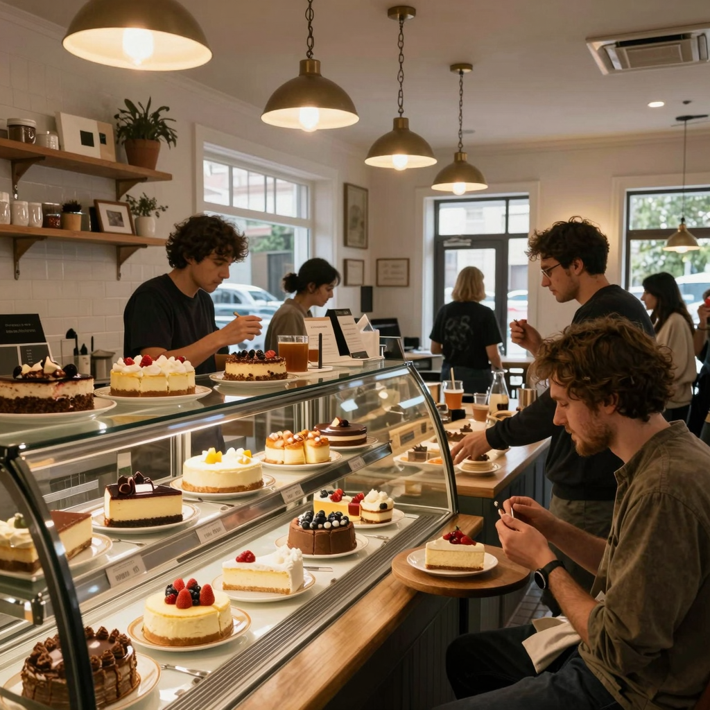 De Lish Cheesecake Bakery and Cafe Interior