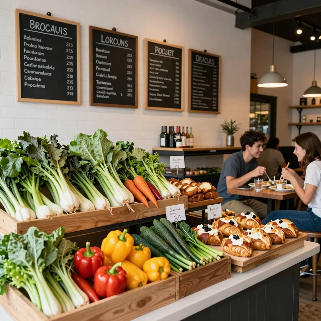 Cozy Cafe with Local Ingredients