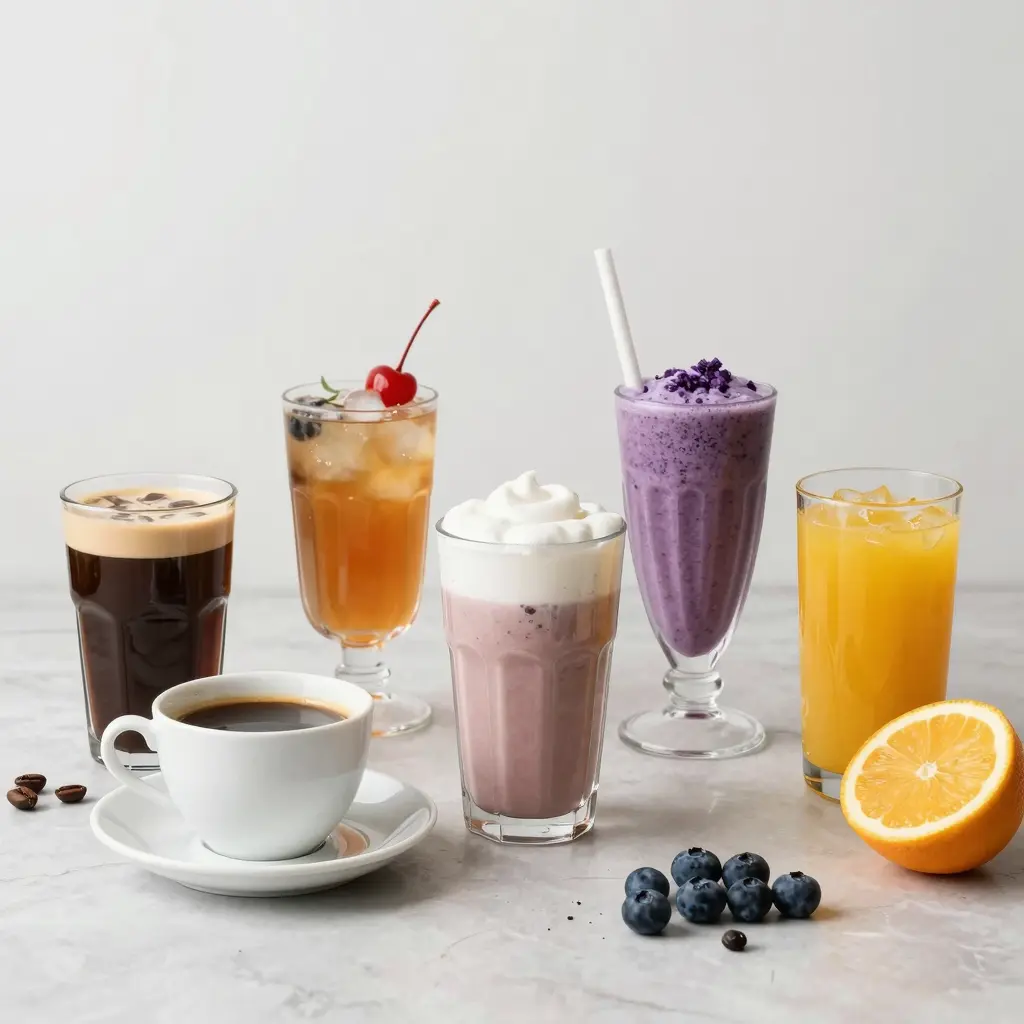 Selection of Beverages at Haven Cafe and Bakery