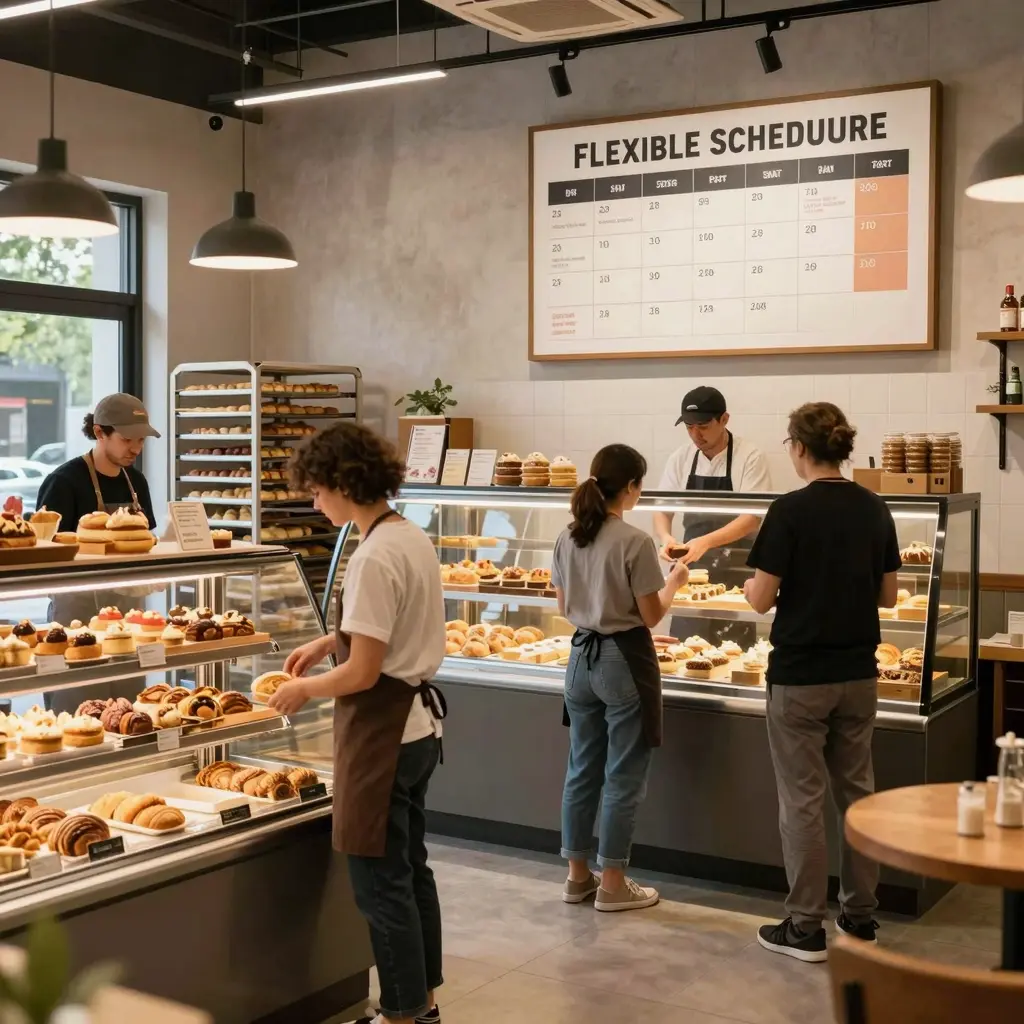 Flexible Scheduling in Bakeries