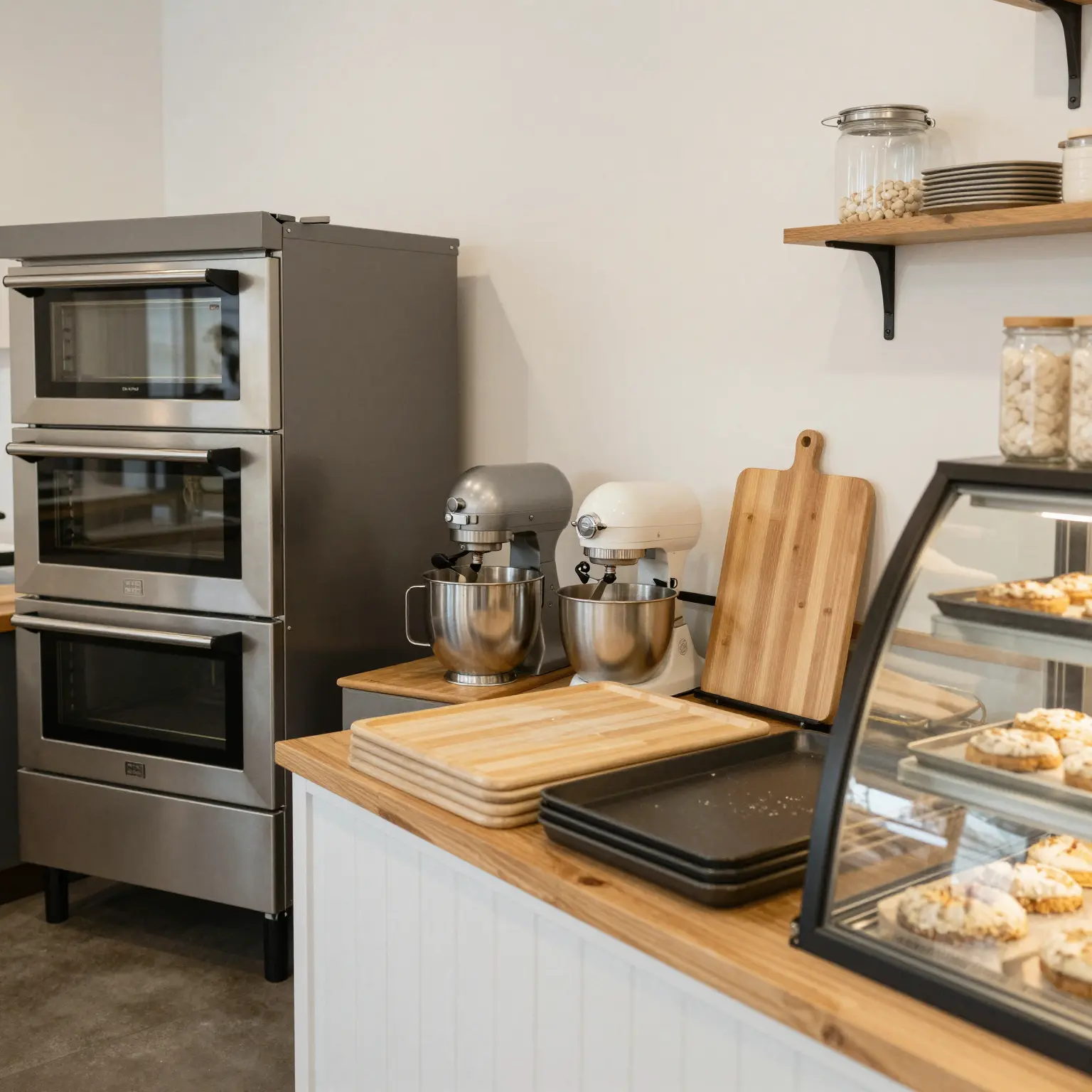 Common Bakery Equipment in a Cafe Setting