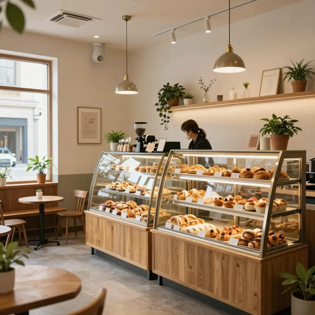 Cozy Bakery Cafe Ambiance