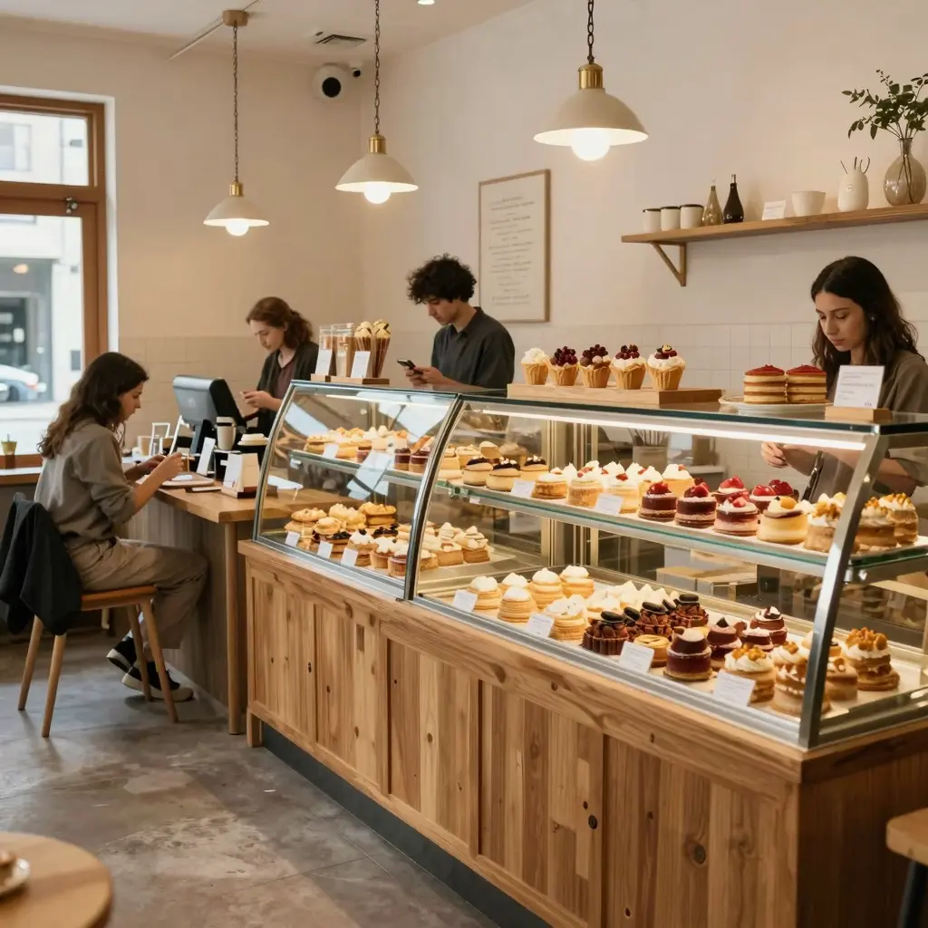 Cozy Cafe Bakery Setting