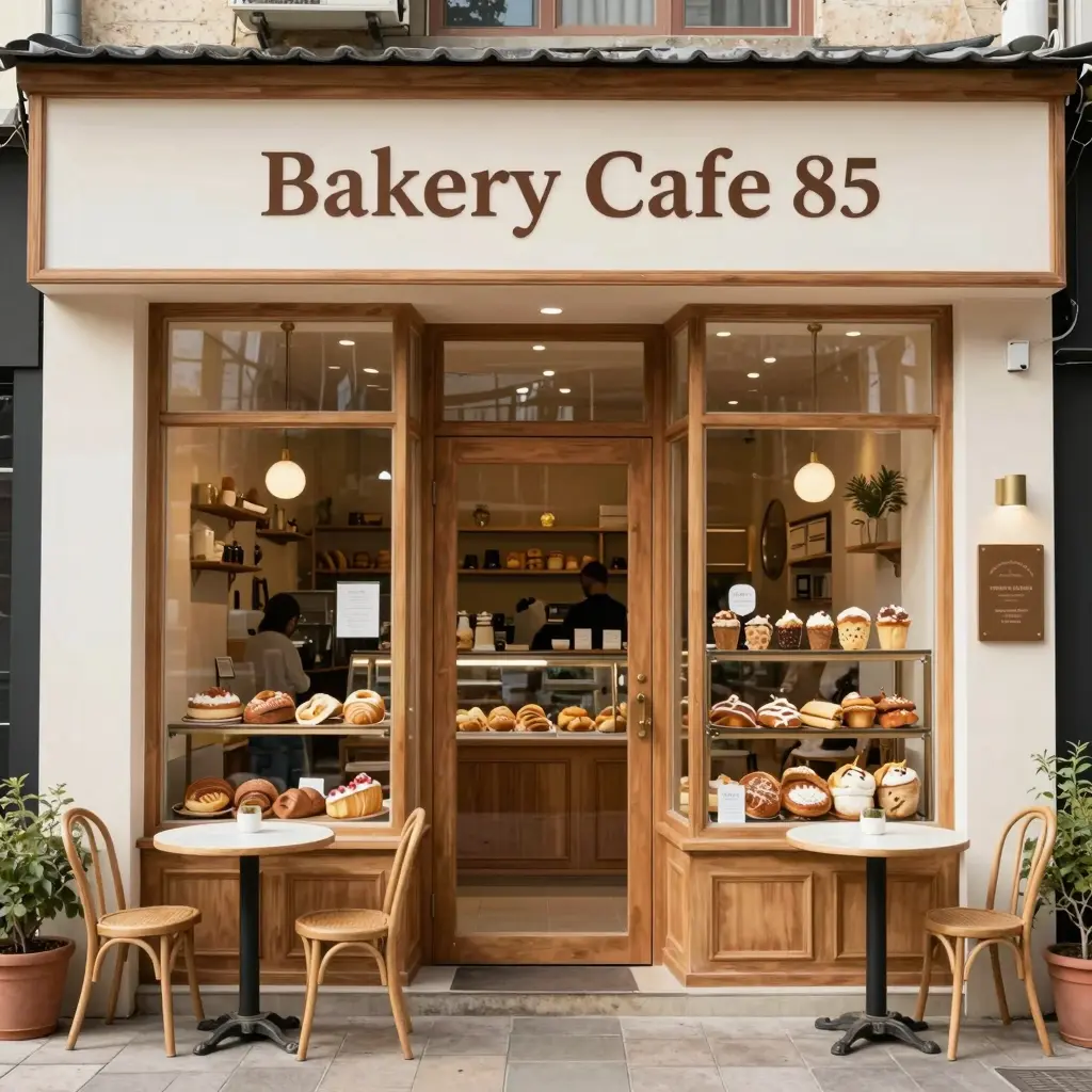 Bakery Cafe 85's storefront